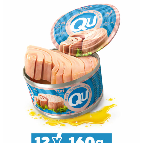 QU Tatlı Ton Balığı 12X160 gr