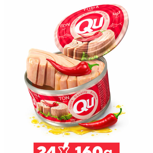 QU Acılı Ton Balığı 24X160 gr