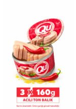 QU Acılı Ton Balığı 3X160 gr