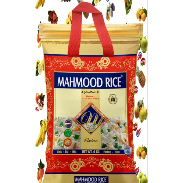 Mahmood Rıce 1121 Basmati Pirinç 4 Kg & AYS Sofra Bezi