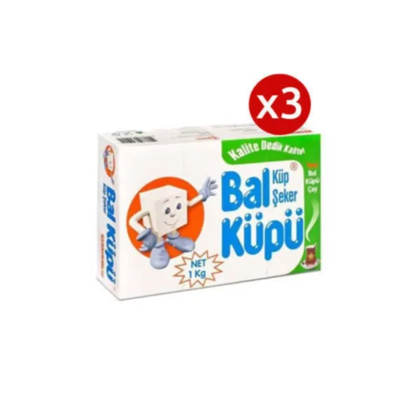 Bal Küpü 3 Adet Balküpü Kesme Şeker 1000 Gr