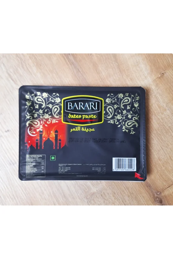 BARARİ HURMA EZMESİ 700GR