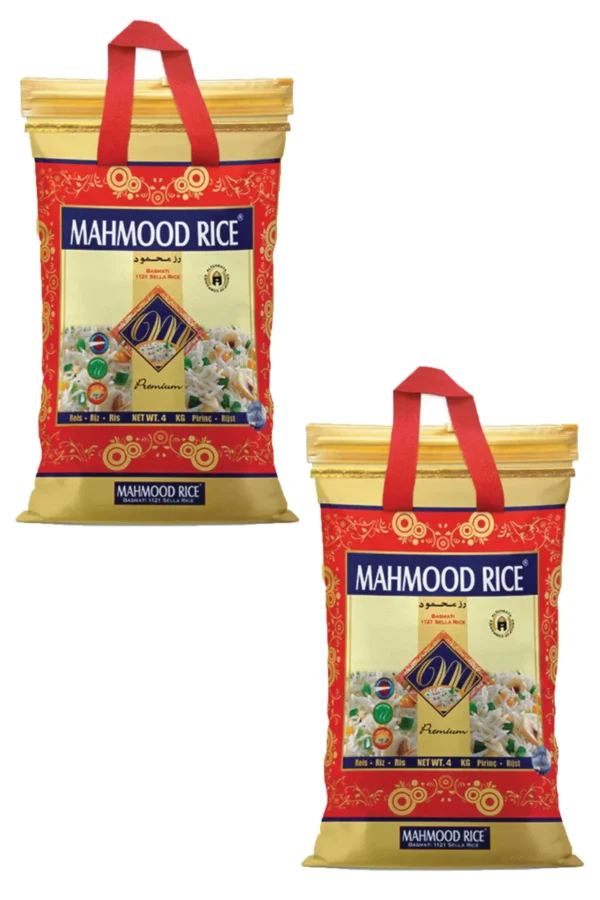 Mahmood Rice Basmati Pirinç 4 kg X 2 Adet