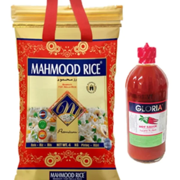 Mahmood Rıce Mahmood Rice Pirinç 4 Kg Gloria Acı Sos 474 ml