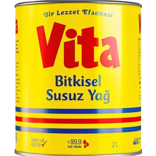vita Bitkisel Susuz Yağ 2 Lt