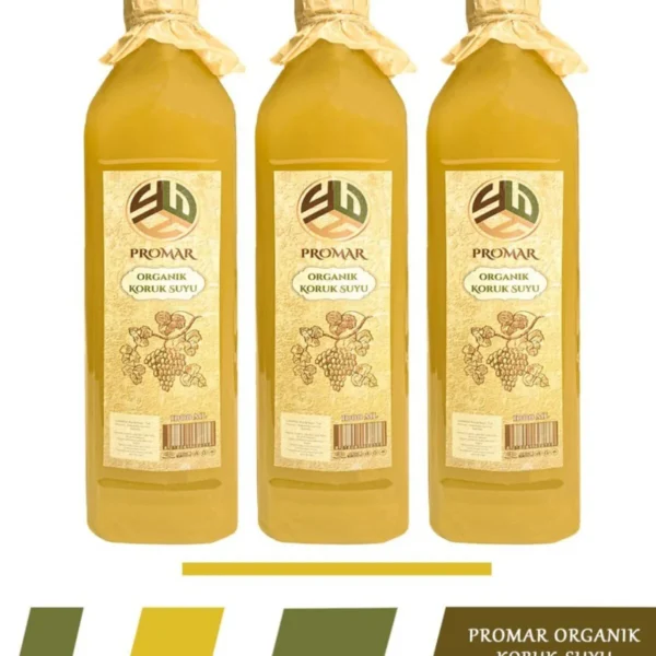 Promar Ekşi Koruk Suyu 1 Lt ×3 Adet