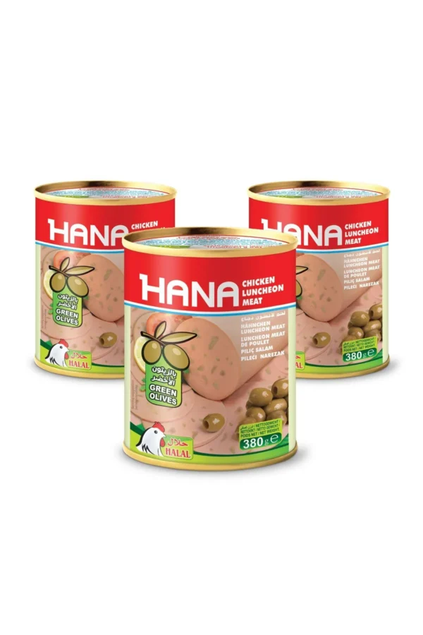 Hana Piliç Salam-zeytinli 380 gr X 3 Adet