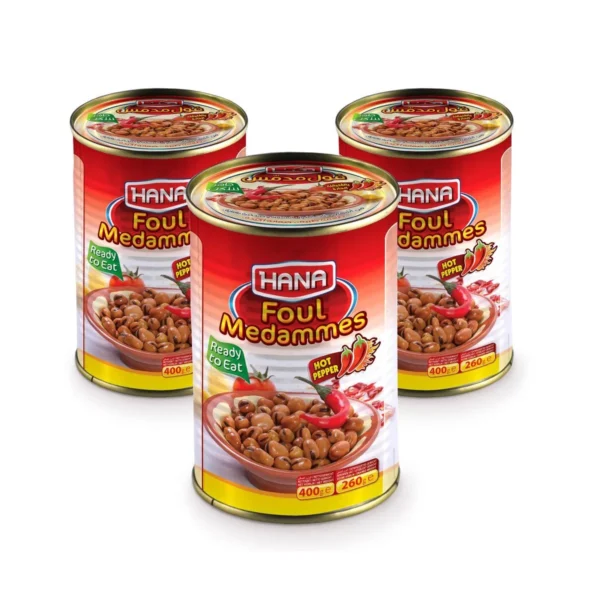 Hana Bakla Konservesi Acili 400grx3 Adet