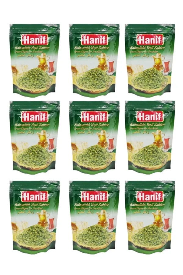 Hanif Kahvaltılık Yeşil Zahter 300 gr X 9 Adet