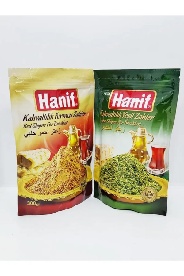 Hanif Yeşıl Zahter 300g + Kırmızı Zahter 300g