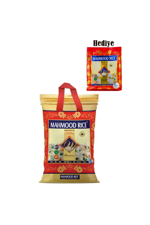 Mahmood Rıce 1121 Basmati Pirinç 4 Kg 1121 Basmati Pirinç 900 gr Hediye