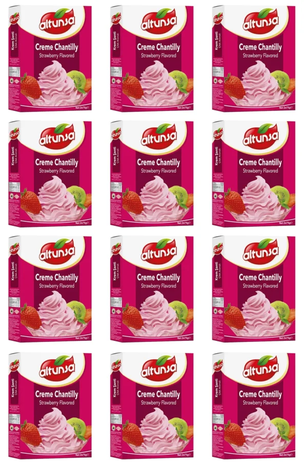 Altunsa Çilekli Krem Şanti 150 Gr X 12 ADET