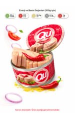 QU Acılı Ton Balığı 3X160 gr - Görsel 3