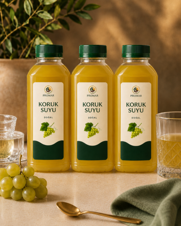 Promar Ekşi Koruk Suyu 500ml×3 Adet