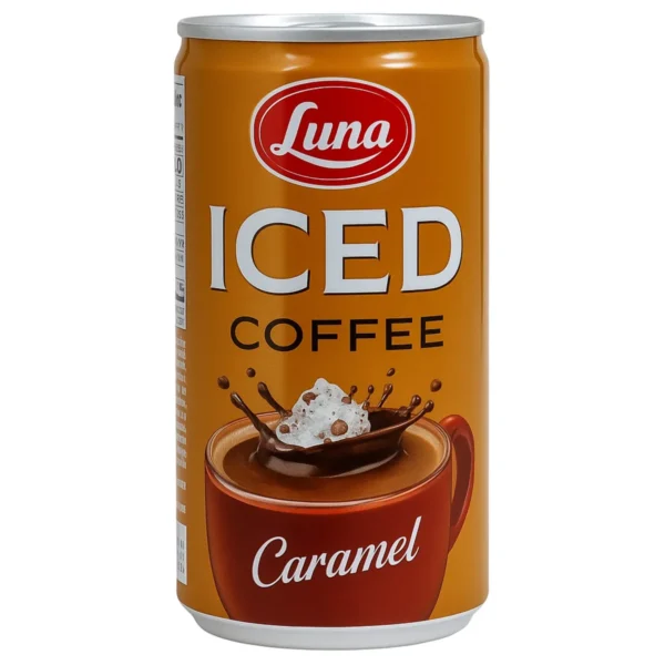 Luna İCED COFFEE KARAMELLİ 195 GR X12 Adet