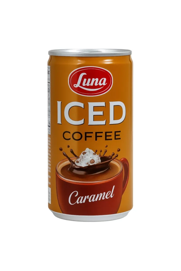 Luna İCED COFFEE KARAMELLİ 195 GR X12 Adet