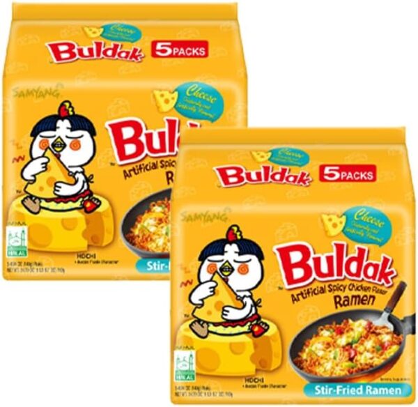 SAMYANG Buldak Cheese Ramen Noodle 140 gr x10 Adet