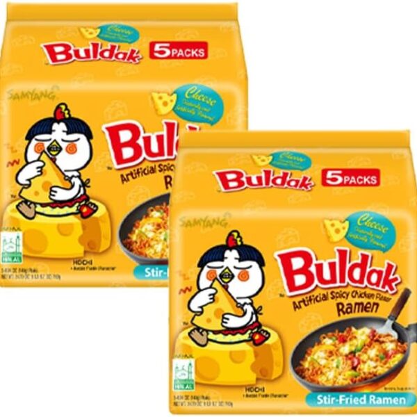 SAMYANG Buldak Cheese Ramen Noodle 140 gr x10 Adet