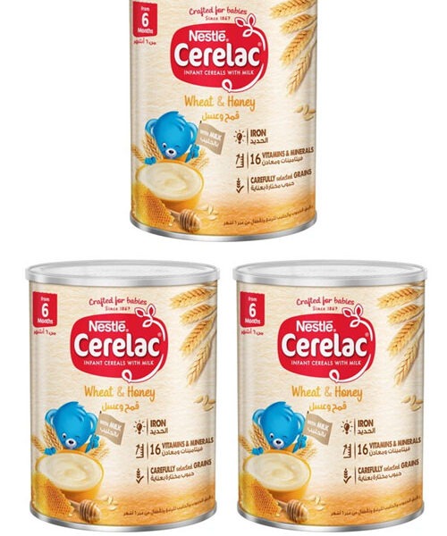 CERELAC WHEAT & HONEY (BUĞDAY VE BAL) 400 GR X3 ADET