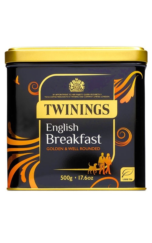 6544564 TWİNİNGS ENGLİSH BREAKFAST GOLDEN & WELL ROUNDED 500 GR (TENEKE KUTU) - Görsel 1