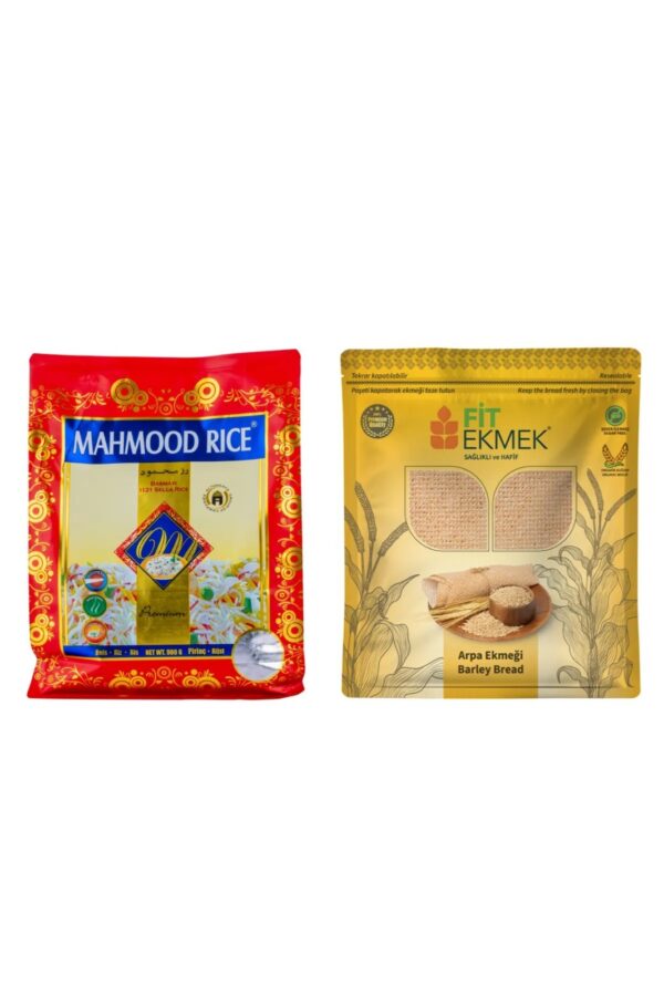 Mahmood Rıce 1121 Basmati Pirinç 900 gr ve Arpa Lavaş Ekmeği 300gr