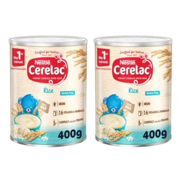 NESTLE CERELAC RİCE (PİRİNÇLİ) 400 GR X2 ADET