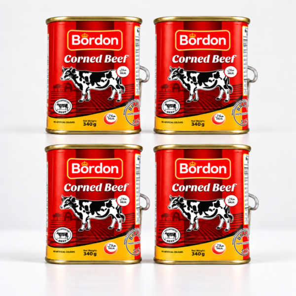BORDON CORNED BEEF LOAF 340 GR X4 ADET