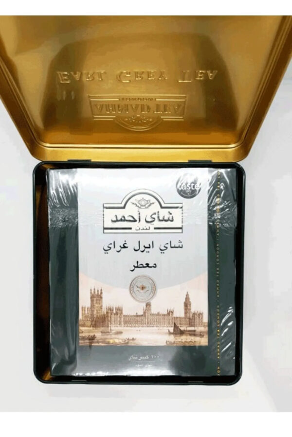 AHMAD TEA ERAL GREY SALLAMA ÇAY 100 LÜ TENEKE KUTU