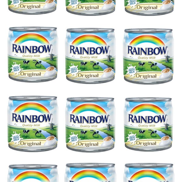 Rainbow Quality Milk Orijinal Evaporated Milk (Buharlaştırılmış Süt) 170 Gr x12 Adet