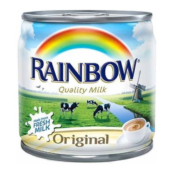 Rainbow Evaporated Milk Quality Milk 170 Gr