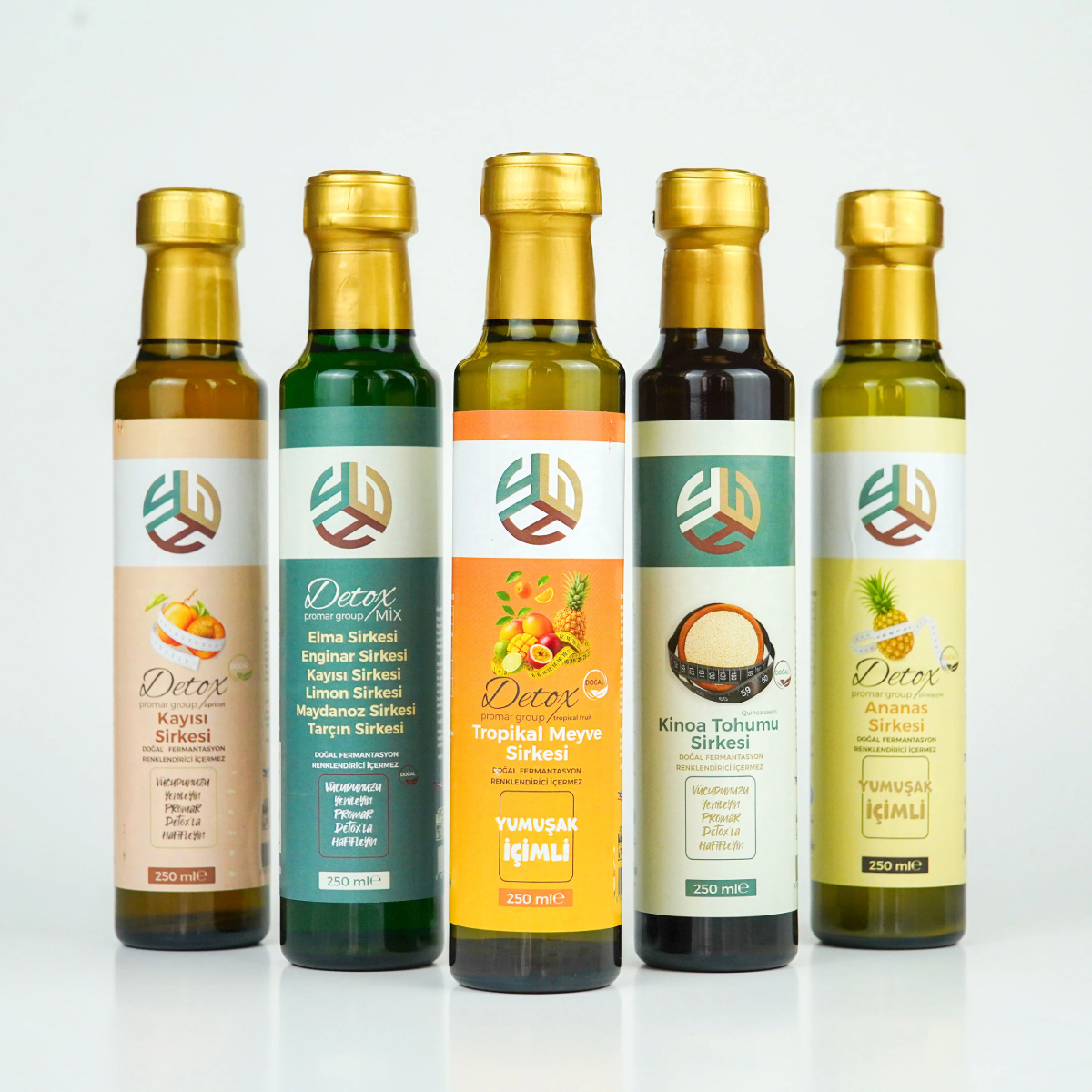 Başlıksız - 30 Eylül 2026 17.26.28 (1) Promar 5Lİ LEZZET DOĞAL DETOX SİRKELERİ 250 ML X5 ADET - Görsel 1
