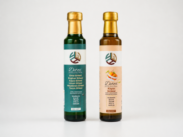 MİX DETOX SİRKESİ 250 ML+ KAYISI DETOX SİRKESİ 250 ML