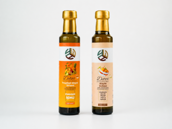 KAYISI DETOX SİRKESİ 250 ML+ TROPİKAL MEYVE DETOX SİRKESİ 250 ML