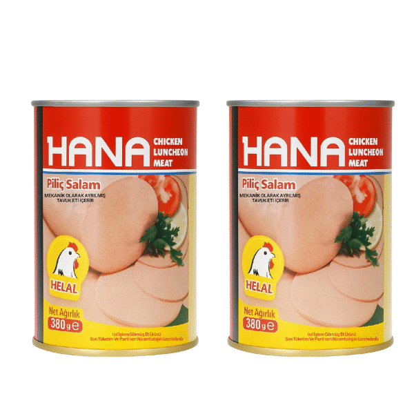 Hana Konserve Piliç Salam 380 g x2 Adet