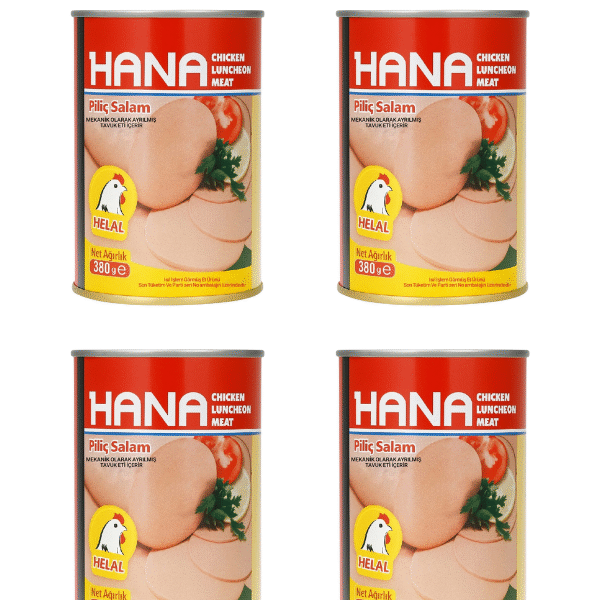 Hana Konserve Piliç Salam 380 g x4 Adet
