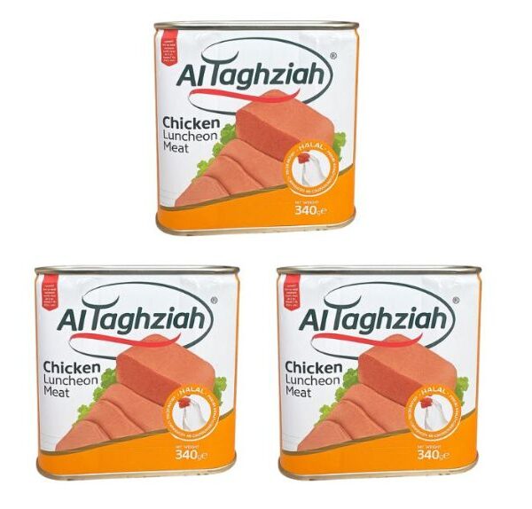 AL TAGHZIAH CHİCKEN LUNCHEON MEAT ( TAVUK SALAM ) 340 GR x3 Adet