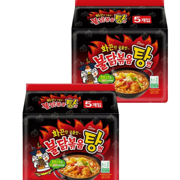 Samyang Buldak Noodle Hot Chicken Flavor Ramen Stew Type 145 gr X10