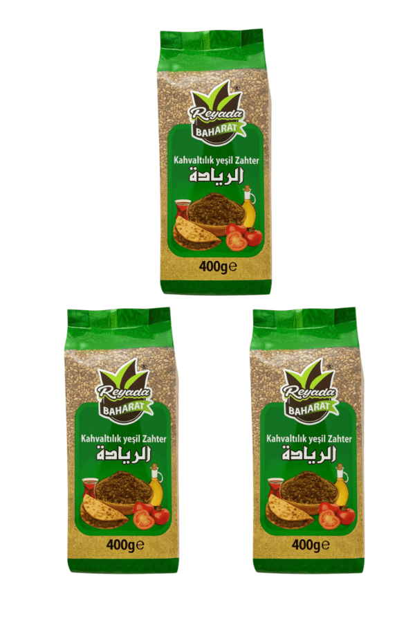 Reyada Kahvaltılık Yeşil Zahter – 400 g x3