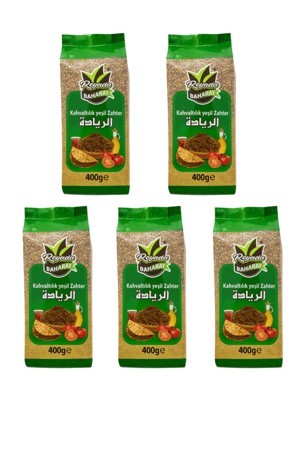 Reyada Kahvaltılık Yeşil Zahter – 400 g x5
