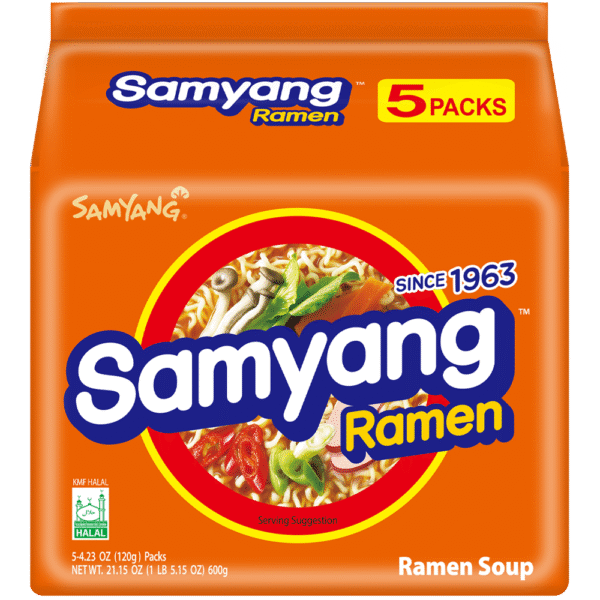 SAMYANG RAMEN NOODLE 120 GR X5 ADET