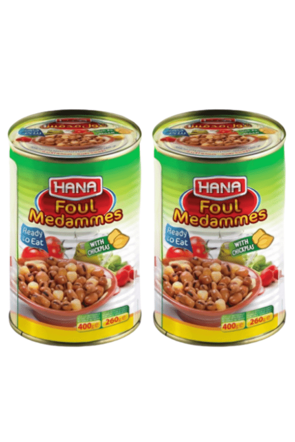 HANA BAKLA VE NOUHT KONSERVESİ 400 GR X2 ADET