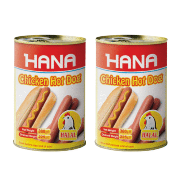 HANA HOT DOGS ( PİLİÇ SOSİS ) 400 GR X2 ADET
