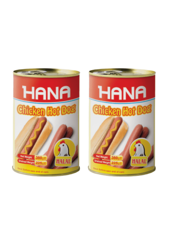 HANA HOT DOGS ( PİLİÇ SOSİS ) 400 GR X2 ADET