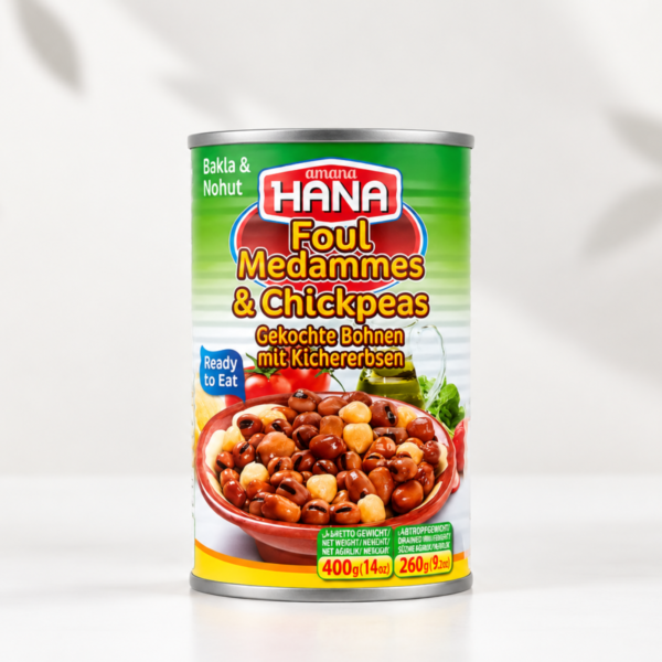 HANA BAKLA VE NOUHT KONSERVESİ 400 GR