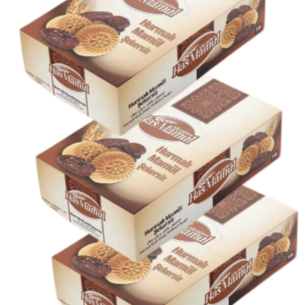 HasMamül ŞEKERSİZ HURMALI KURABİYE 3 KUTU