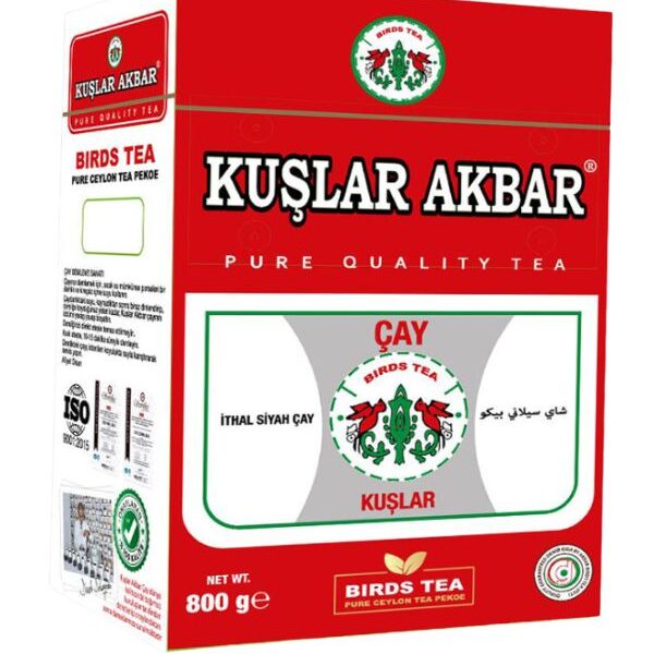 AKBAR KUŞLAR SEYLAN DÖKME ÇAYI 800 GR