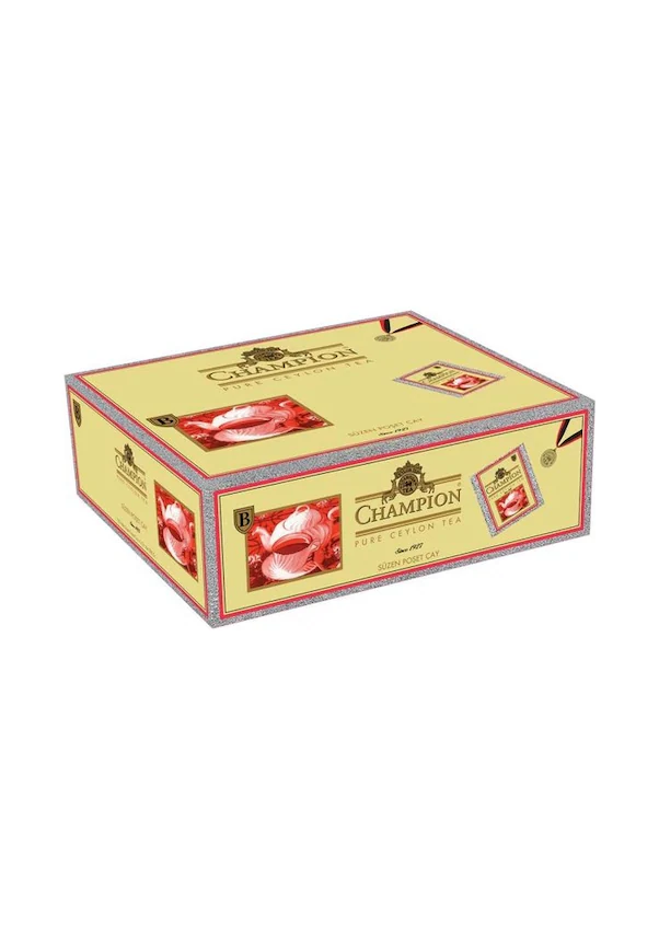 IMG-1364567396685906543 CHAMPİON Bardak Poşet 100 Lü (SEYLAN ÇAYI - CEYLON TEA) - Görsel 1