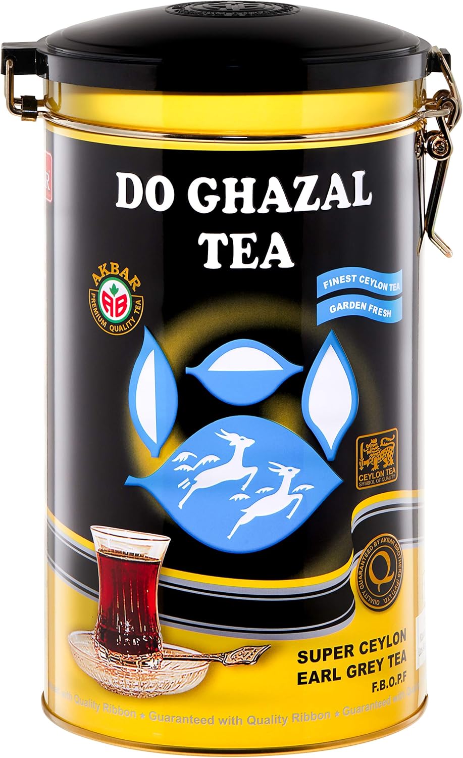 81AbFxtDW9L._AC_SL1500_ Do Ghazal Earl Grey Siyah Dökme Çay Teneke 400 G - Görsel 1