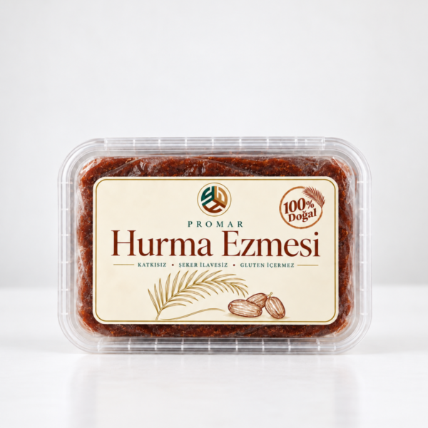 PROMAR Katkısız Doğal Hurma Ezmesi -%100 Hurma Püresi 700 g