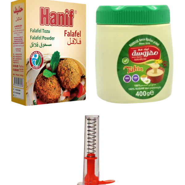 FALAFEL SETİ – 3’lü Paket (Falafel Tozu + Tahin + Falafel Kalıbı )